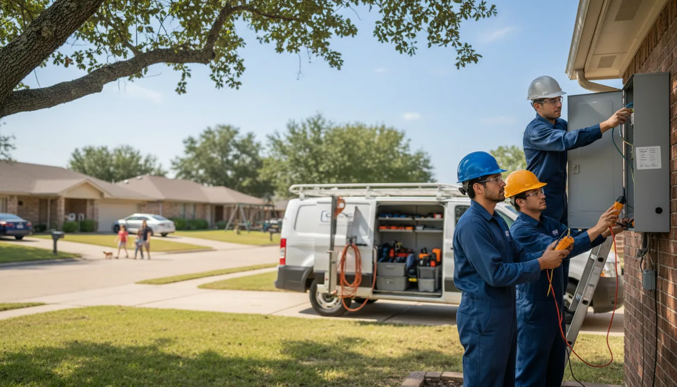 Certified electrician providing emergency electrical services in Pickens, MS